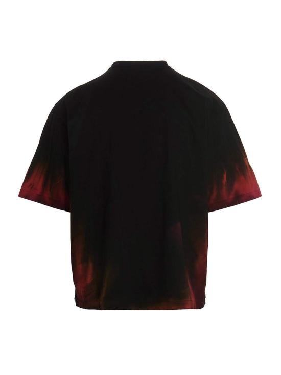  디스퀘어드2 반팔 티셔츠 Dsquared2 D2 플레임 드롭 티셔츠 멀티컬러 - DSQUARED2