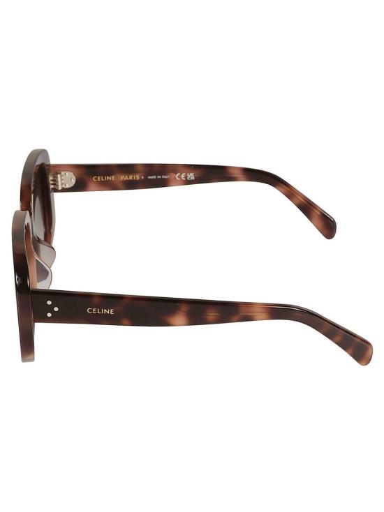  셀린느 안경 두꺼운 사각형 선글라스 55K 하바나 - CELINE