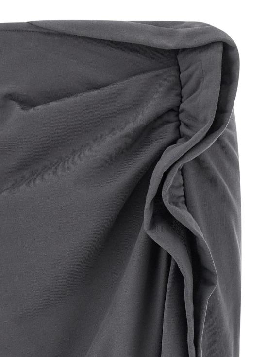  드리스 반 노튼 미디 스커트 하남 스커트 그레이 - DRIES VAN NOTEN