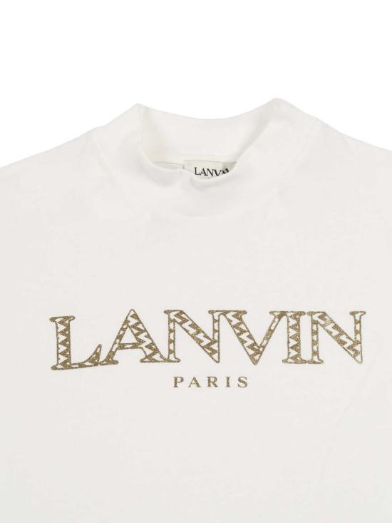  [키즈] 랑방 트레이닝 상의 키즈 티셔츠 화이트 - LANVIN