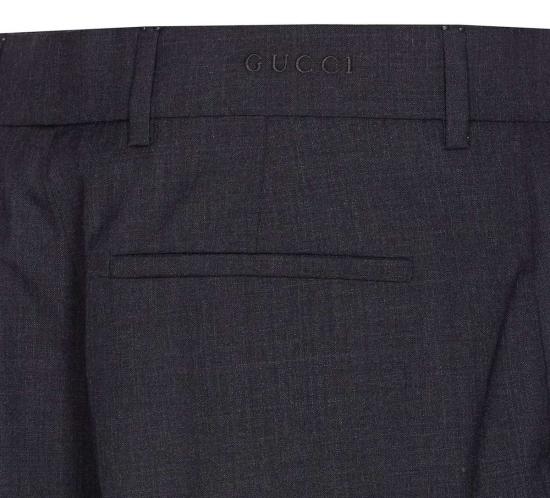  구찌 스트레이트 팬츠 그레이 - GUCCI