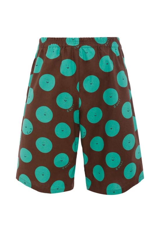  [키즈] 구찌 쇼츠/버뮤다 키즈 반바지 (선 브라운 색상) - GUCCI