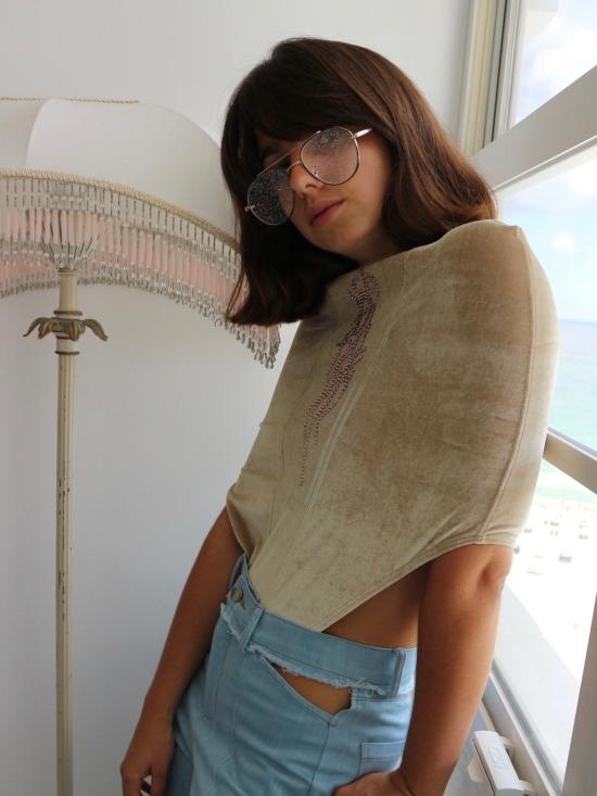  Barragán 블라우스 Velvet Tribal Onesie 베이지 - OTHER BRANDS