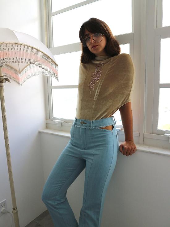  Barragán 블라우스 Velvet Tribal Onesie 베이지 - OTHER BRANDS