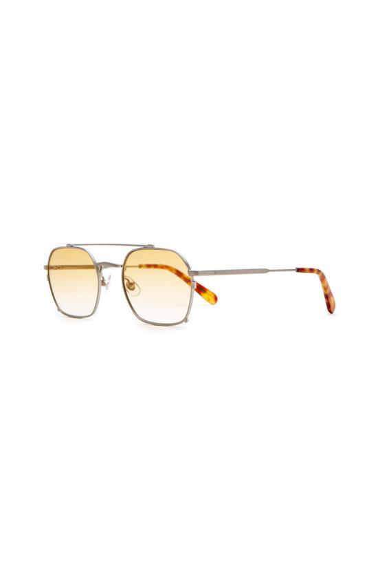  크랩 아이웨어 안경 재즈 사파리 선글라스 브러시드 실버 - CRAP EYEWEAR