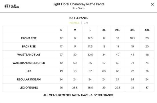  Nettle Studios 크롭 팬츠 네틀 스튜디오 러플 팬츠 플로럴 샴브레이 - OTHER BRANDS