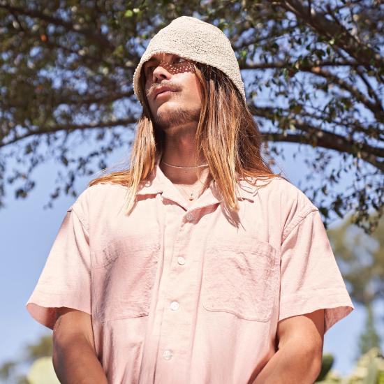  Maydi 모자 메이디 핸드 크로셰 라피아 버킷햇 크림색