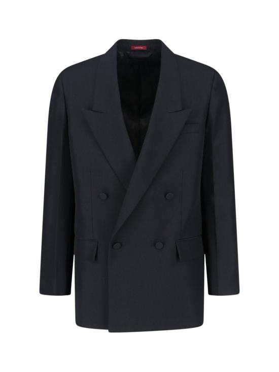 구찌 수트 자켓 더블 브레스티드 블레이저 블랙