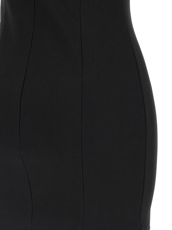  넨시 도자카 숏 원피스 튤 인서트 드레스 블랙 - NENSI DOJAKA