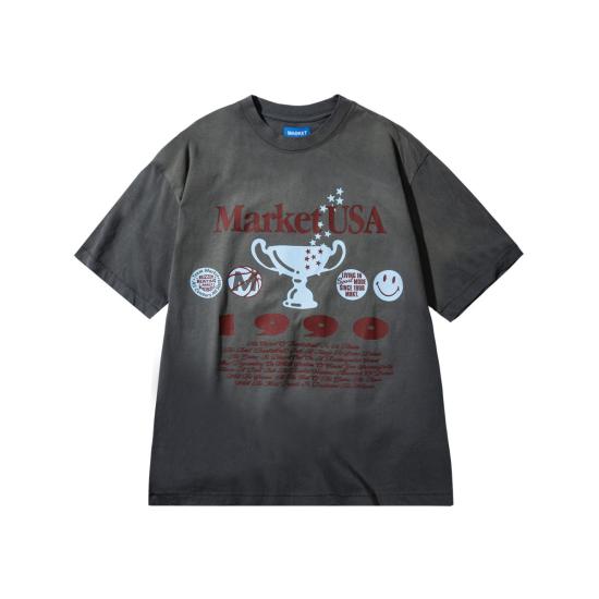  마켓 반팔 티셔츠 스마일리 1990 티셔츠 - MARKET
