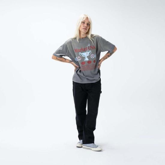  마켓 반팔 티셔츠 스마일리 1990 티셔츠 - MARKET