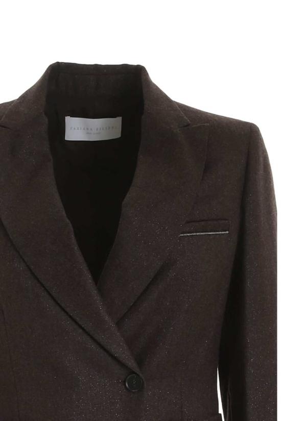  파비아나 필리피 수트 자켓 블레이저 브라운 - FABIANA FILIPPI