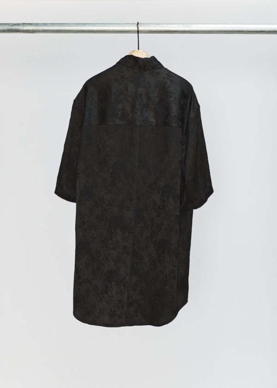  송포더뮤트 반팔 셔츠 Song For The Mute 반팔 오버사이즈 셔츠 블랙 - SONG FOR THE MUTE