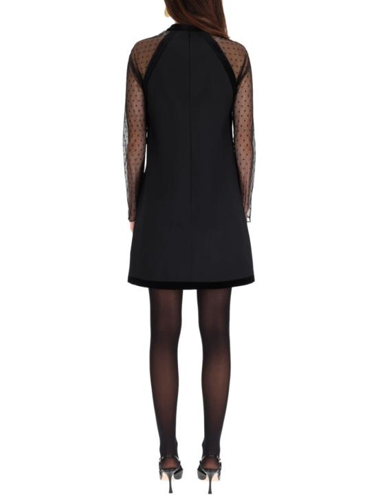  니나리찌 숏 원피스 니나 리치 블랙 반팔 드레스 - NINA RICCI