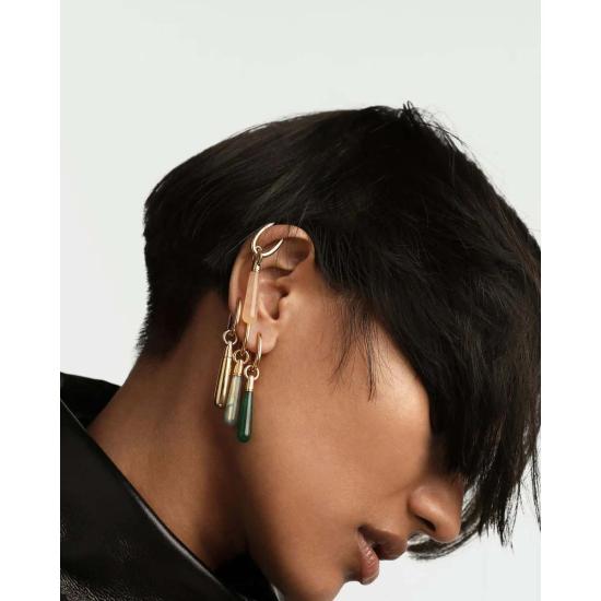  피디파올라 목걸이/팬던트 Pdpaola 라브라도라이트 대형 드롭 펜던트 골드/라브라도라이트 - PD PAOLA