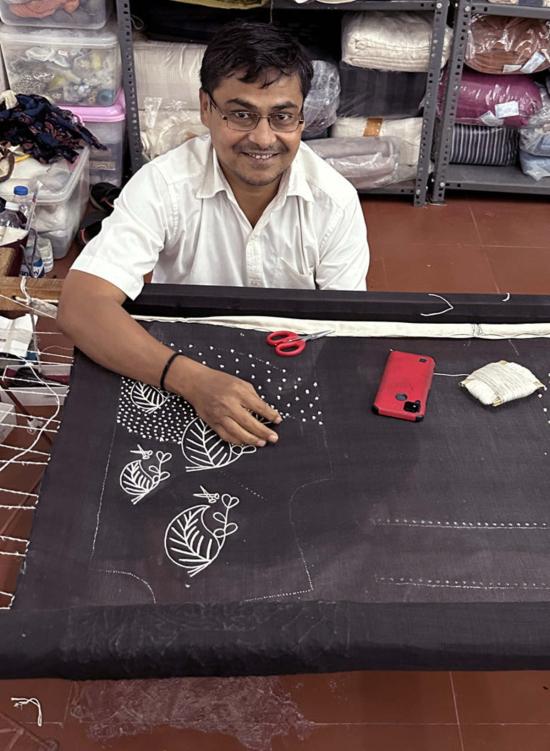  Seek Collective 셔츠 페이지 셔츠 내추럴 블랙 스토리 - SEEK COLLECTIVE