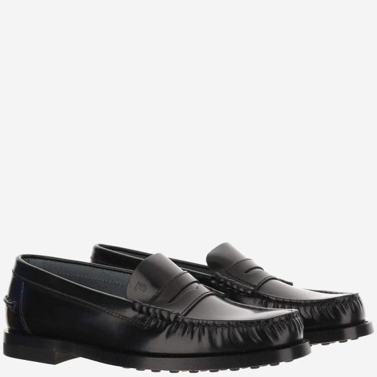  토즈 로퍼 의 고마+이니에즈. 34l  블랙 - TODS