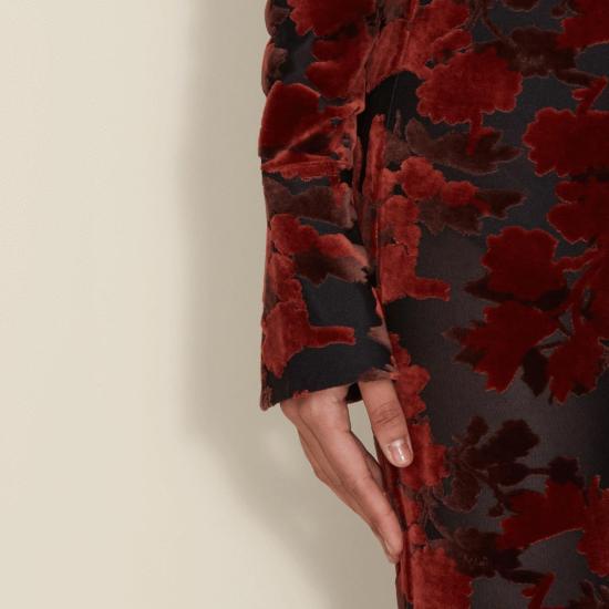  홀츠베일러 스트레이트 팬츠 홀츠바일러 길리 데보어 트라우저스 가을꽃 - HOLZWEILER