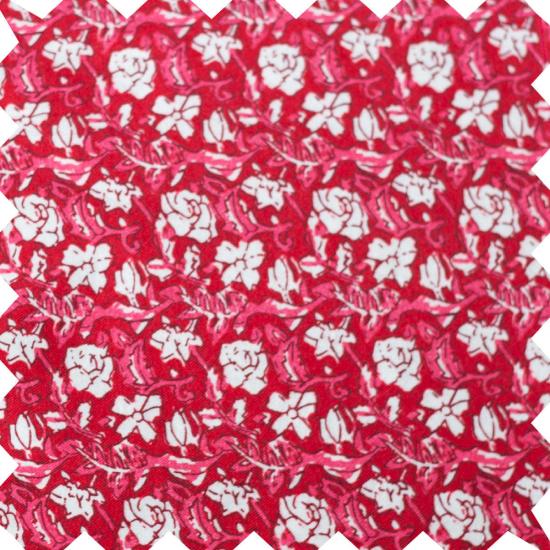  [키즈] Beet World 원피스 키즈 비트 월드 여아용 스모크 긴팔 드레스 (빨간색/흰색 꽃무늬) - BEET WORLD