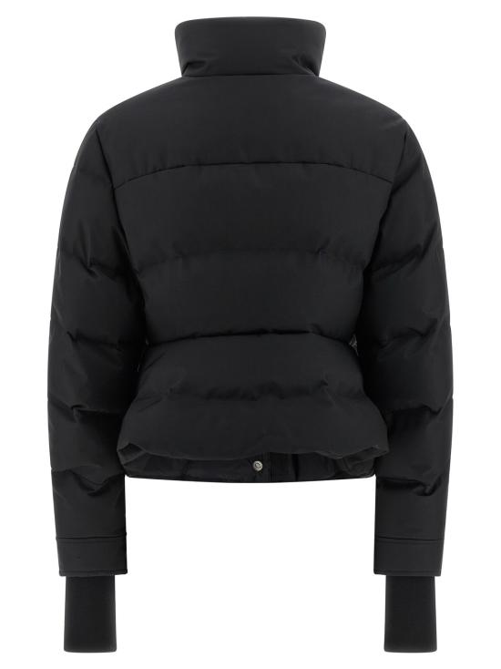  알렉산더 맥퀸 봄버 자켓 크롭 다운 재킷 블랙 - ALEXANDER MCQUEEN