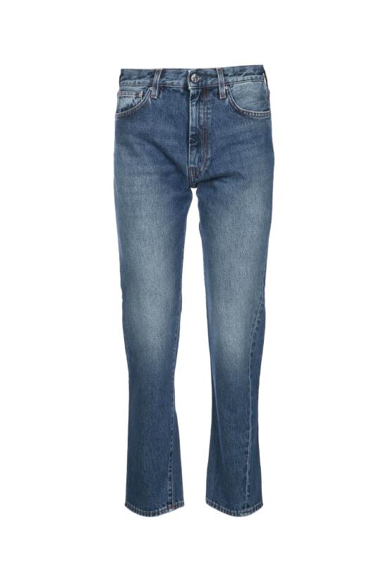  토템 데님 팬츠 진 워시드 블루