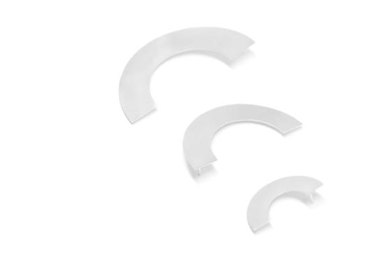  레이어스 이어링 대형 달 모양 귀걸이 (위상) + 실버 귀걸이 - LLAYERS