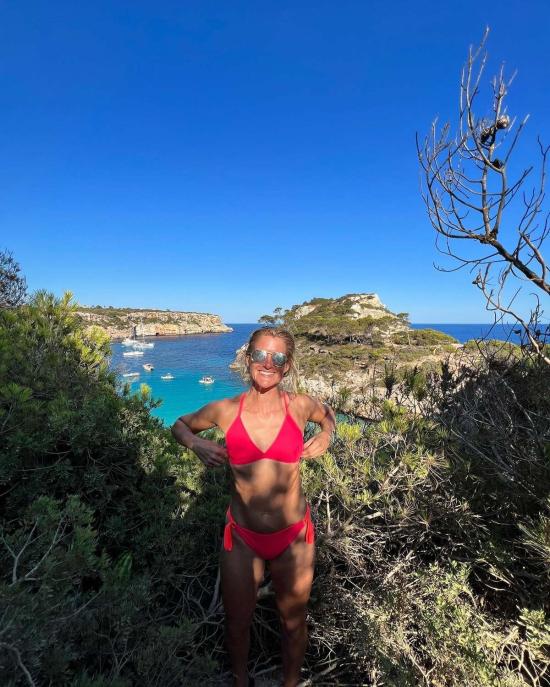  미샤램퍼트 비키니 수영복 미샤 램퍼트 비키니 탑 & 바텀 코랄