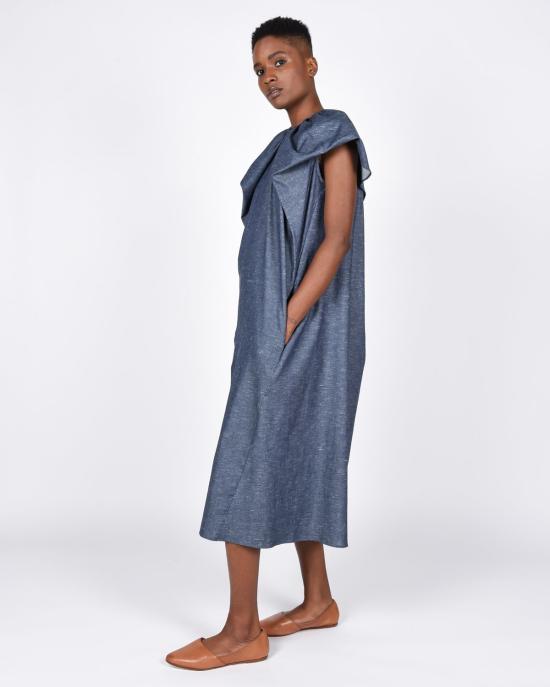  아뜰리에 델핀 롱 원피스 아틀리에 델핀 카시에 드레스 토메콘 스트라이프 - ATELIER DELPHINE