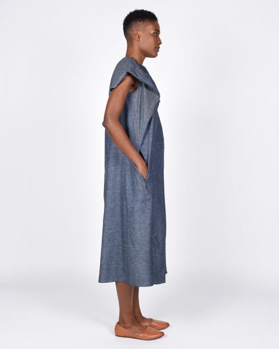  아뜰리에 델핀 롱 원피스 아틀리에 델핀 카시에 드레스 토메콘 스트라이프 - ATELIER DELPHINE