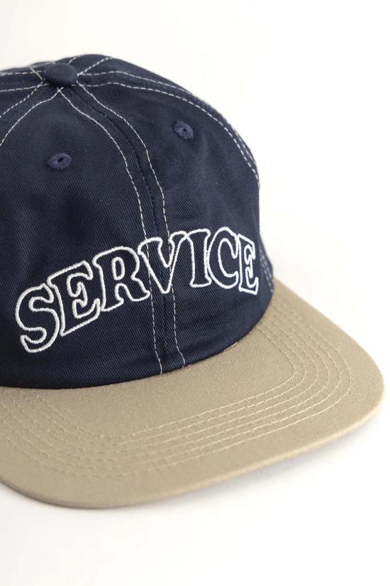  서비스웍스 모자 아치 로고 콘트라스트 스티치 캡 - SERVICE WORKS