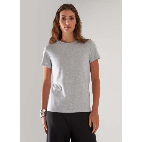  Patrick Assaraf 반팔 티셔츠 패트릭 아사라프 SS 아이코닉 피티드 크루 티셔츠 고스트 - PATRICK ASSARAF