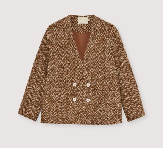  더뉴소사이어티 수트 자켓 뉴 소사이어티 다니엘라 블레이저 카멜 터치 - THE NEW SOCIETY