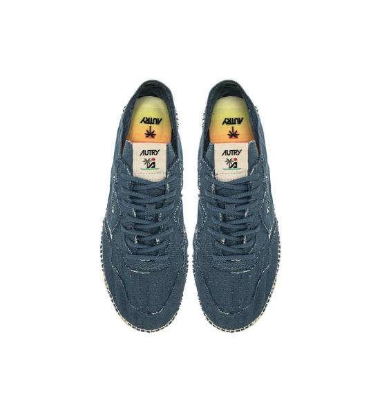  오트리 뮬/슬리퍼 에스파드리야 로우 캔캔 에스파드리야 블루덴 - AUTRY