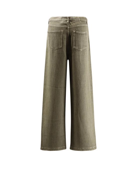  골든구스 스트레이트 팬츠 골든 구스 오르텐시아 팬츠 아이비 그린 - GOLDEN GOOSE