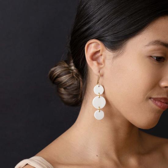  마디디 컬렉티브 이어링 마딜리 콜렉티브 트리플 서클 - MAADILI COLLECTIVE