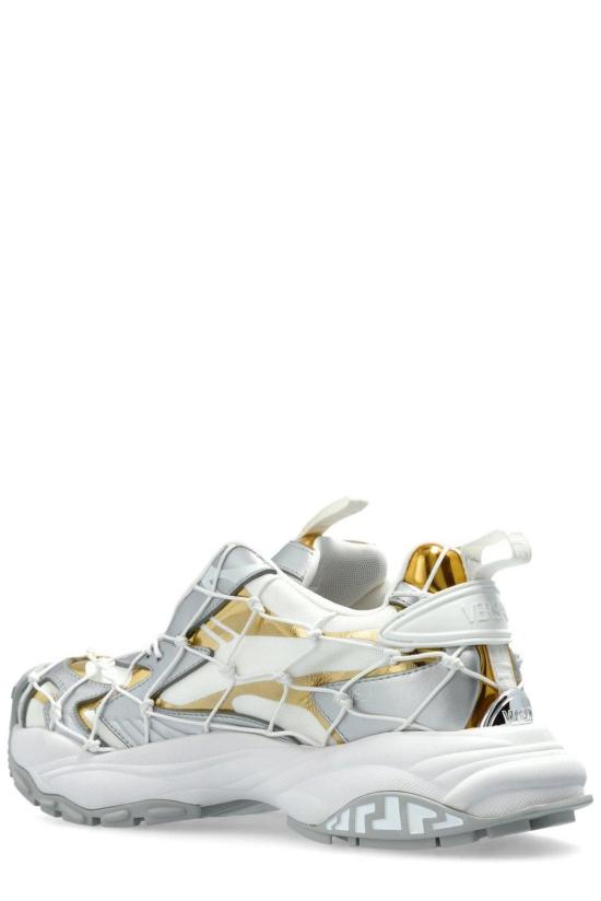  베르사체 스니커즈 머큐리 M VS 03 패널  화이트 E 실버 E 골드 - VERSACE