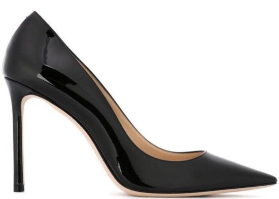  지미추 힐/펌프스 로미 100 펌프스 블랙