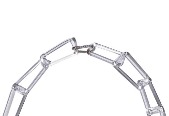  제인 다렌스부르그 목걸이/팬던트 제인 다렌스버그 직사각형 체인 투명 - JANE DARENSBOURG