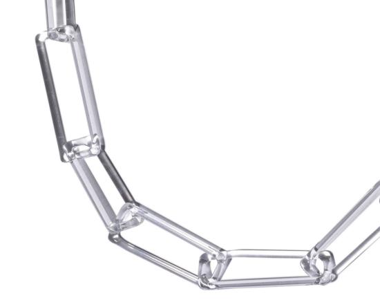  제인 다렌스부르그 목걸이/팬던트 제인 다렌스버그 직사각형 체인 투명 - JANE DARENSBOURG