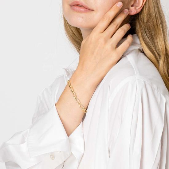  Janis Savitt 바디 주얼리 재니스 새빗 링크 체인 크리스탈 팔찌 골드 - OTHER BRANDS