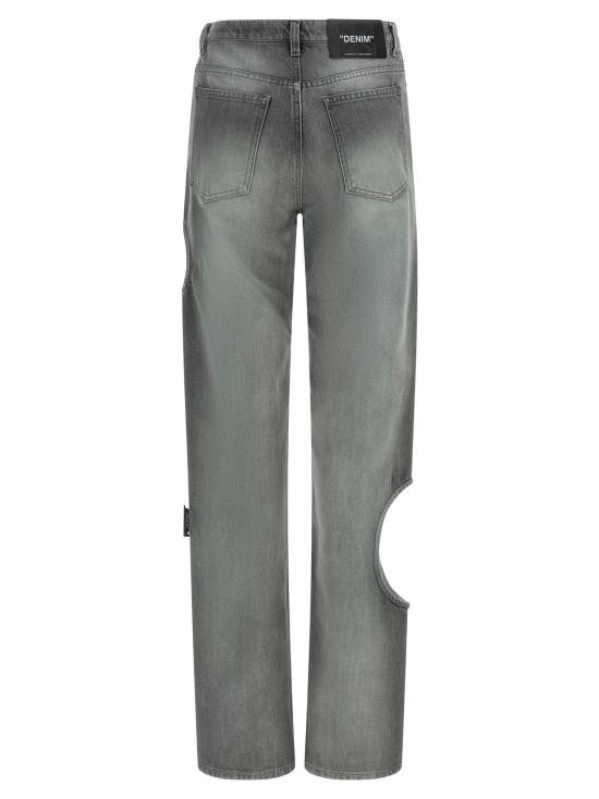  오프화이트 데님 팬츠 스프레이 뉴 메테오 진 그레이 - OFF WHITE