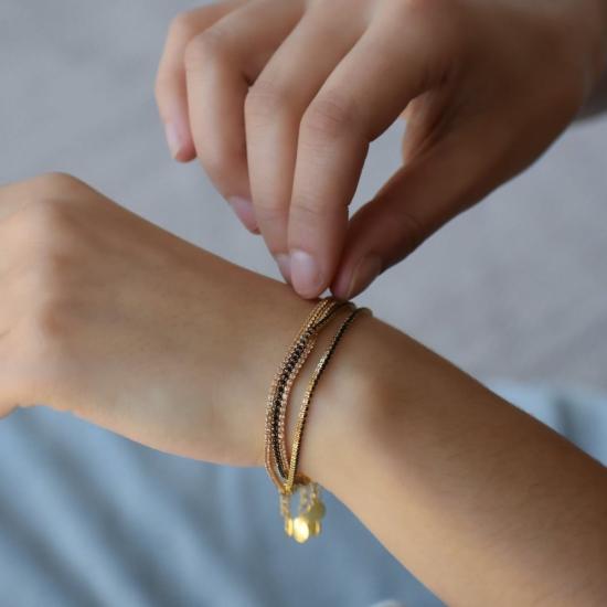  Au 79 Jewelry 바디 주얼리 Au 79 주얼리 달라스 마이크로 테니스 팔찌 크림 Cz - OTHER BRANDS