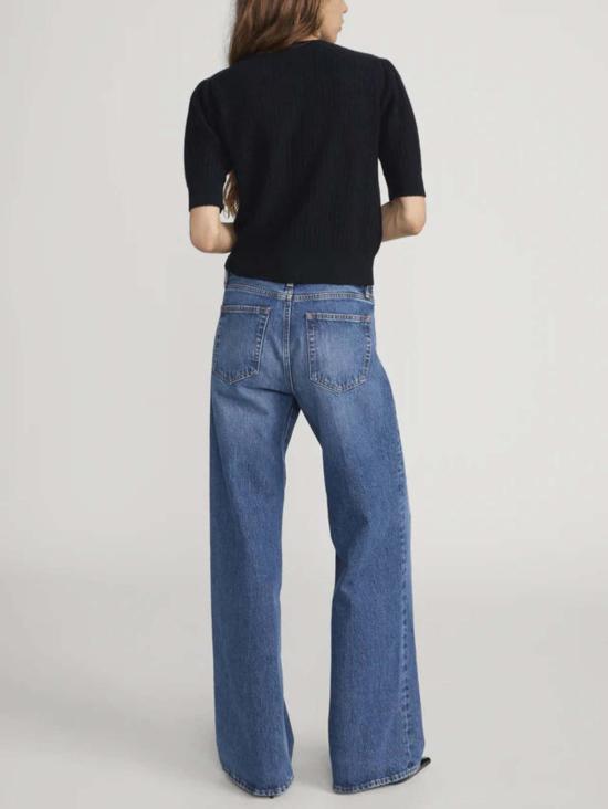  프레임 가디건 더 체인 포인트엘 카디건 네이비 - FRAME