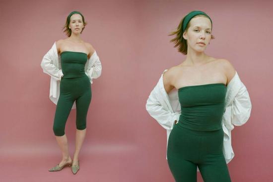  질 로드리게즈 민소매 티셔츠 길 로드리게스 튜브 컨버터블 탑 - GIL RODRIGUEZ