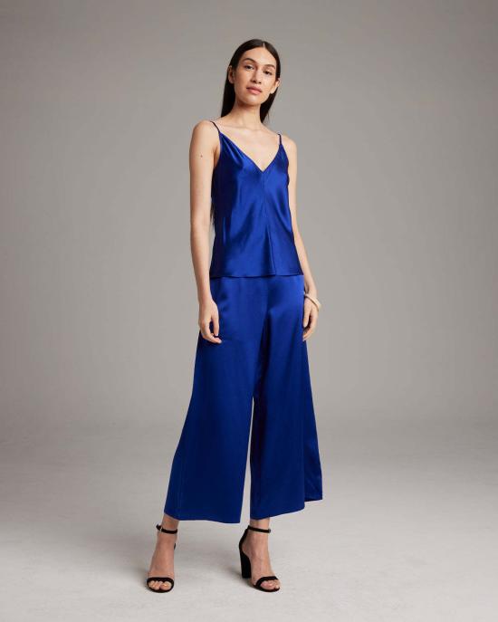  보즈 스트레이트 팬츠 Voz 실크 퀼로트 팬츠