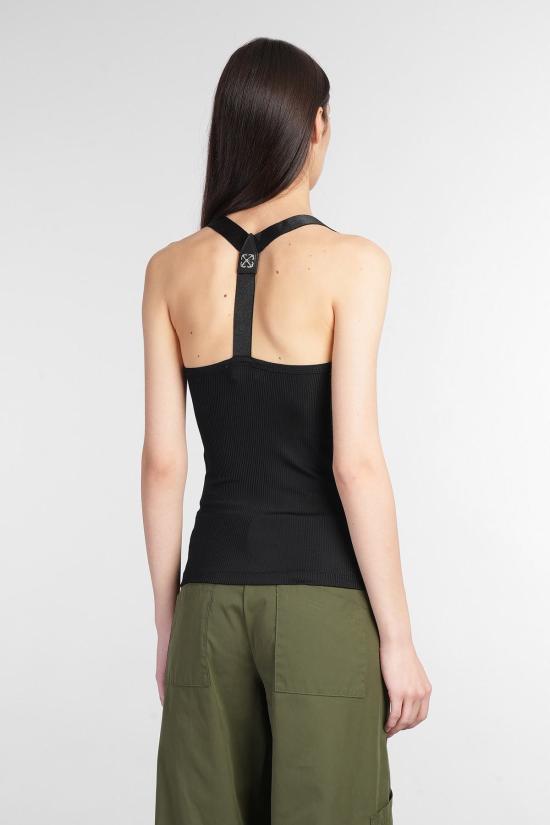  오프화이트 블라우스 탑웨어 블랙 - OFF WHITE