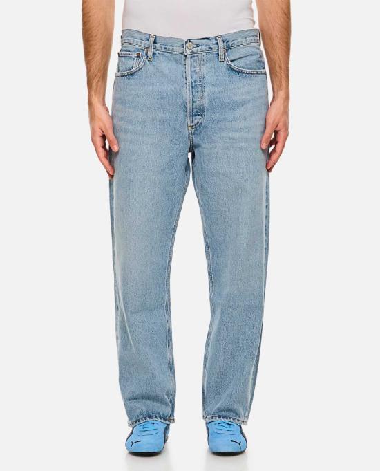  에이골디 데님 팬츠 아골드 90년대 진 인 포스 진 클리어 블루