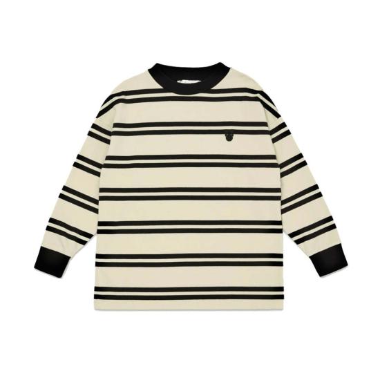  [키즈] Main Story 트레이닝 상의 키즈 메인 스토리 밴드 티셔츠 앙고라 스트라이프