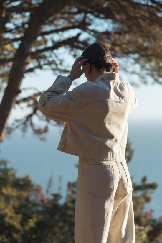  왈츠 데님 자켓 크롭 재킷 - WALTZ