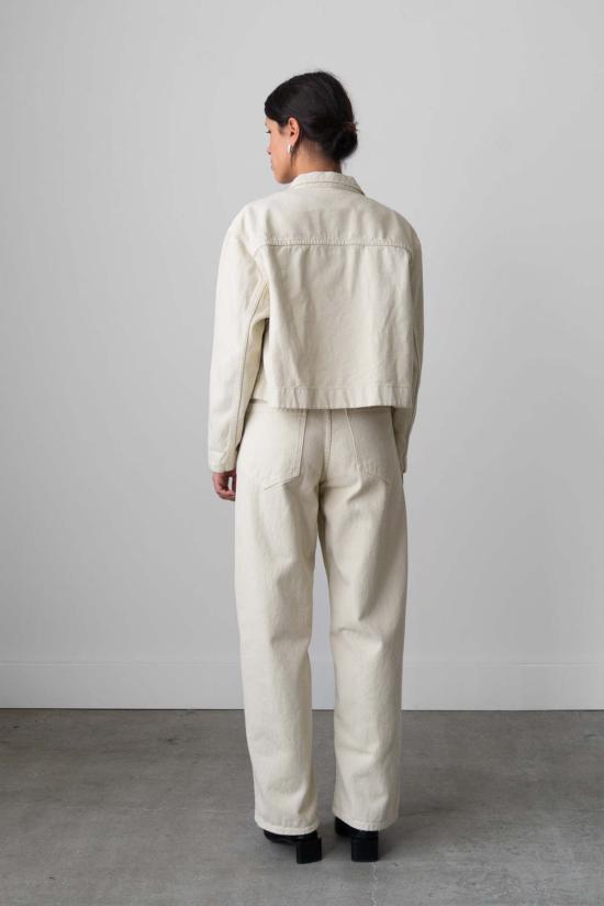  왈츠 데님 자켓 크롭 재킷 - WALTZ